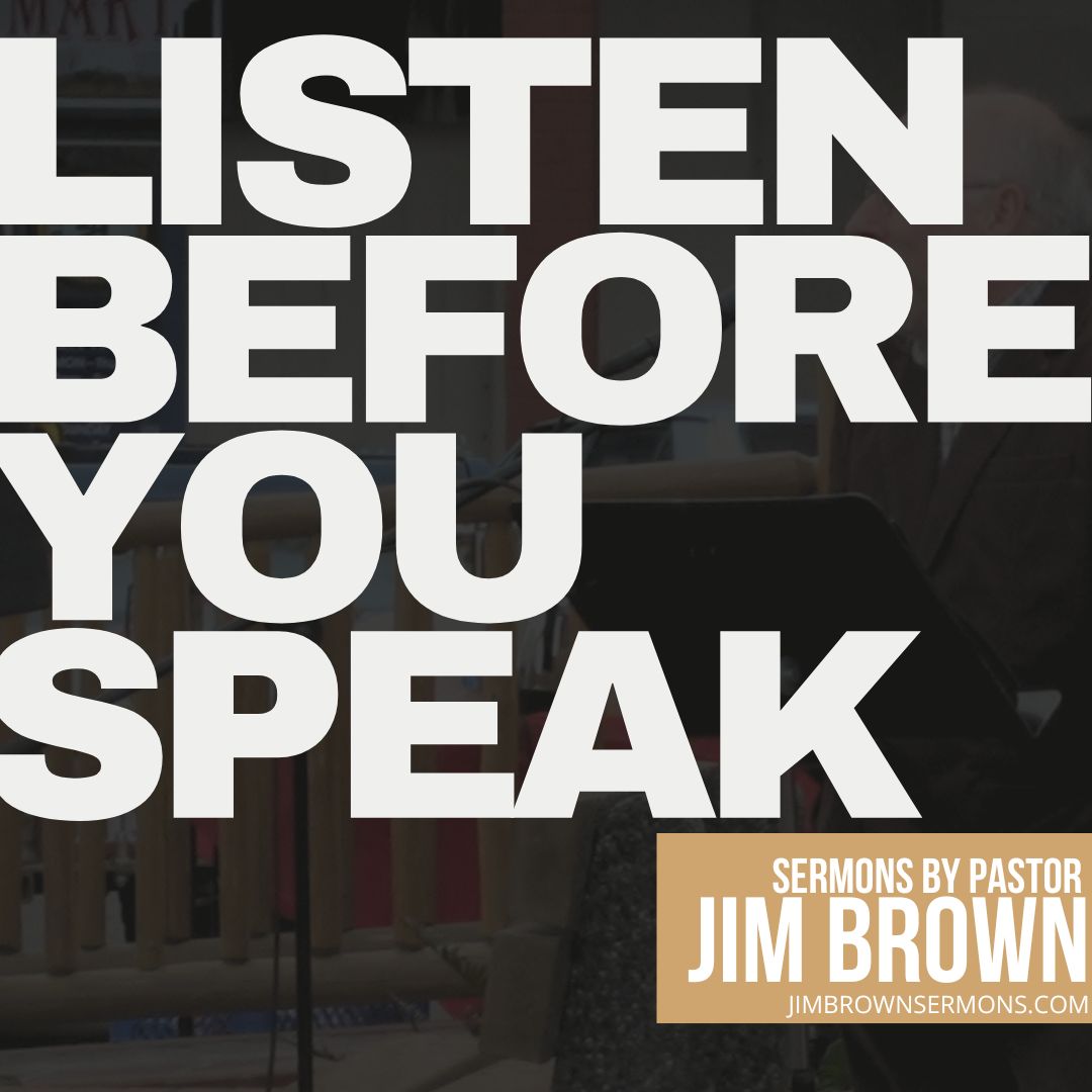 Listen Before You Speak | Hearing God's Voice