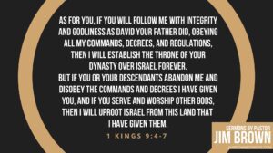 1 Kings 9:4-7